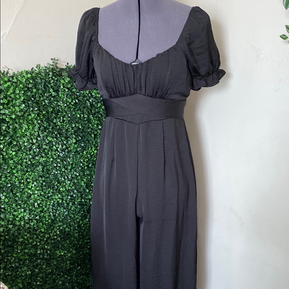 Elegant Black Women's Jumpsuit Sz Med
